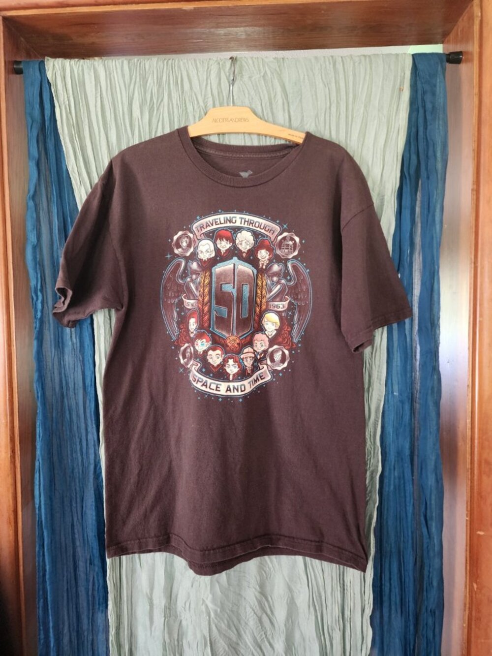 Doctor Who 50th Anniversary TeeFury Graphic T-Shirt Large